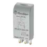 Finder LED vert + diode 6.. 24VCC for phase 95.03/05 99.02.9.024.99-1
