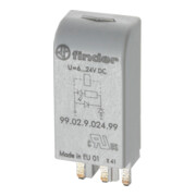 Finder LED vert + diode 6.. 24VCC for phase 95.03/05 99.02.9.024.99-4