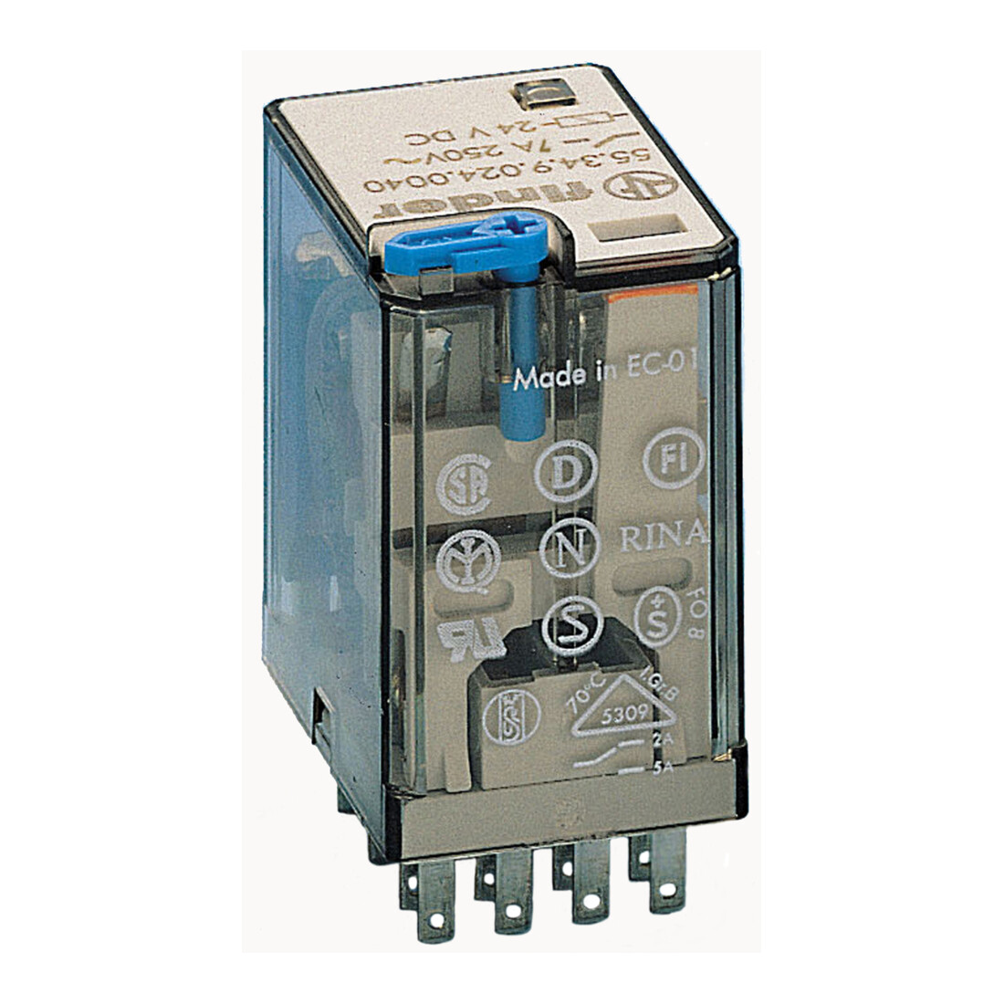 Finder Mini relais 4W 7A 24V CC 55.34.9.024.0070
