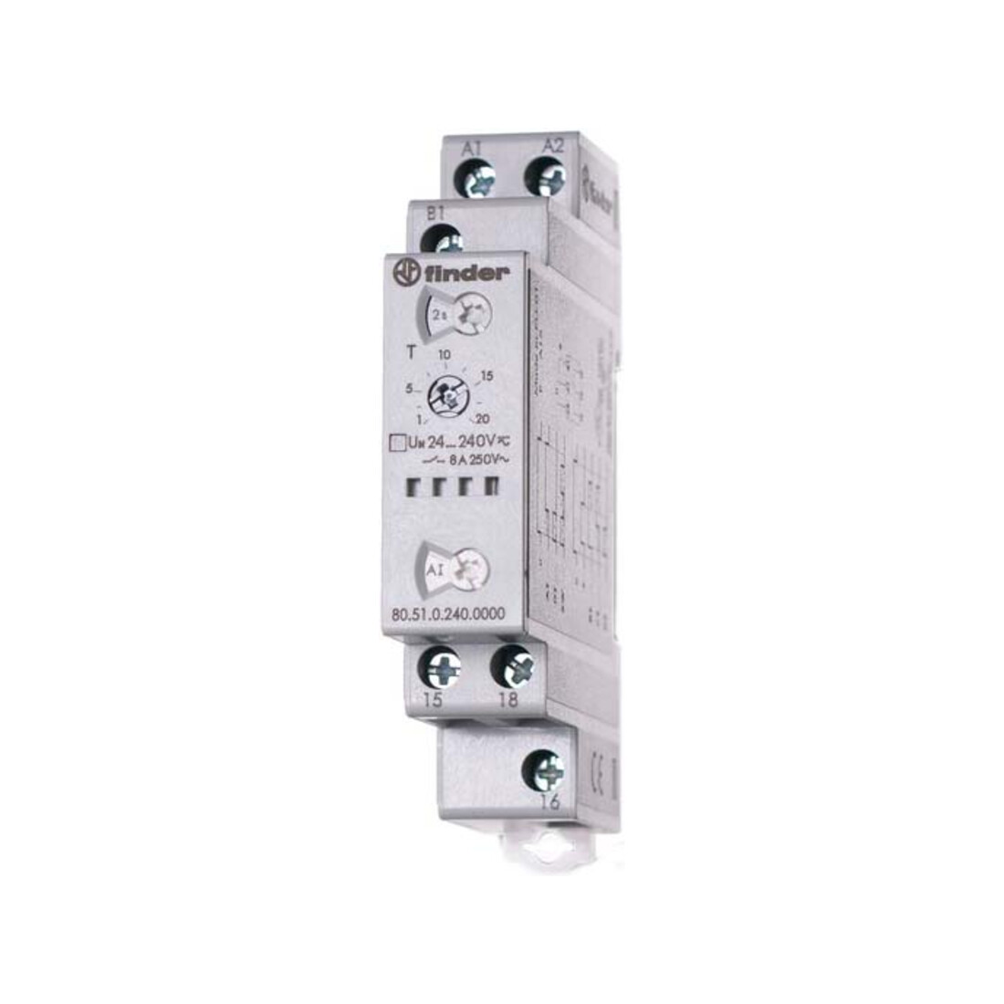 Finder Multifunktions-Zeitrelais 24-240V AC/DC,1W,8A 80.51.0.240.0000