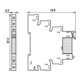 Finder Relais de couplage 6,2 mm 1W 12VAC/DC 38.51.0.012.0060