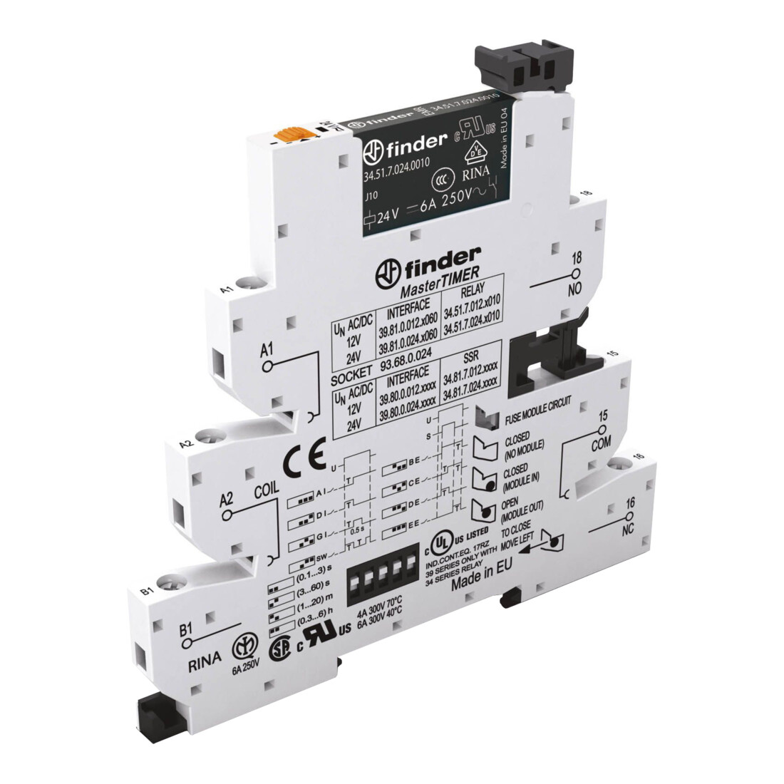 Finder Relais de couplage EMR MasterTIMER 39.81.0.024.0060