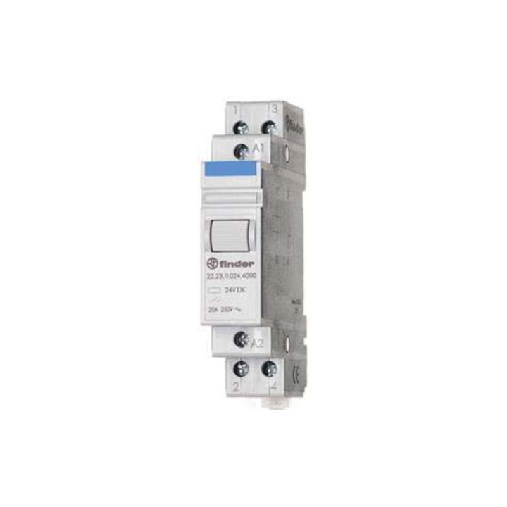 Finder Relais d’installation 1S/1Ö 20A 24VDC 22.23.9.024.4000