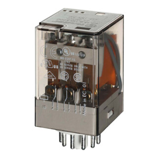 Finder Relais industriel 11 broches 110VAC 3W pour phase 90.73/112 60.13.8.110.0040