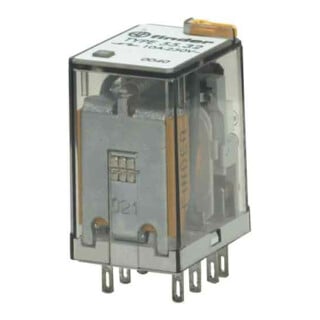 Finder Relais temporisé 24VDC 2W 10A pour Fas. 94.04/84/44 55.32.9.024.0040
