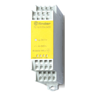 FINDER Relaismodul 4S 2Ö 6A 7S.16.8.230.5420
