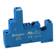 Finder Schraubfassung blau 97.01-4