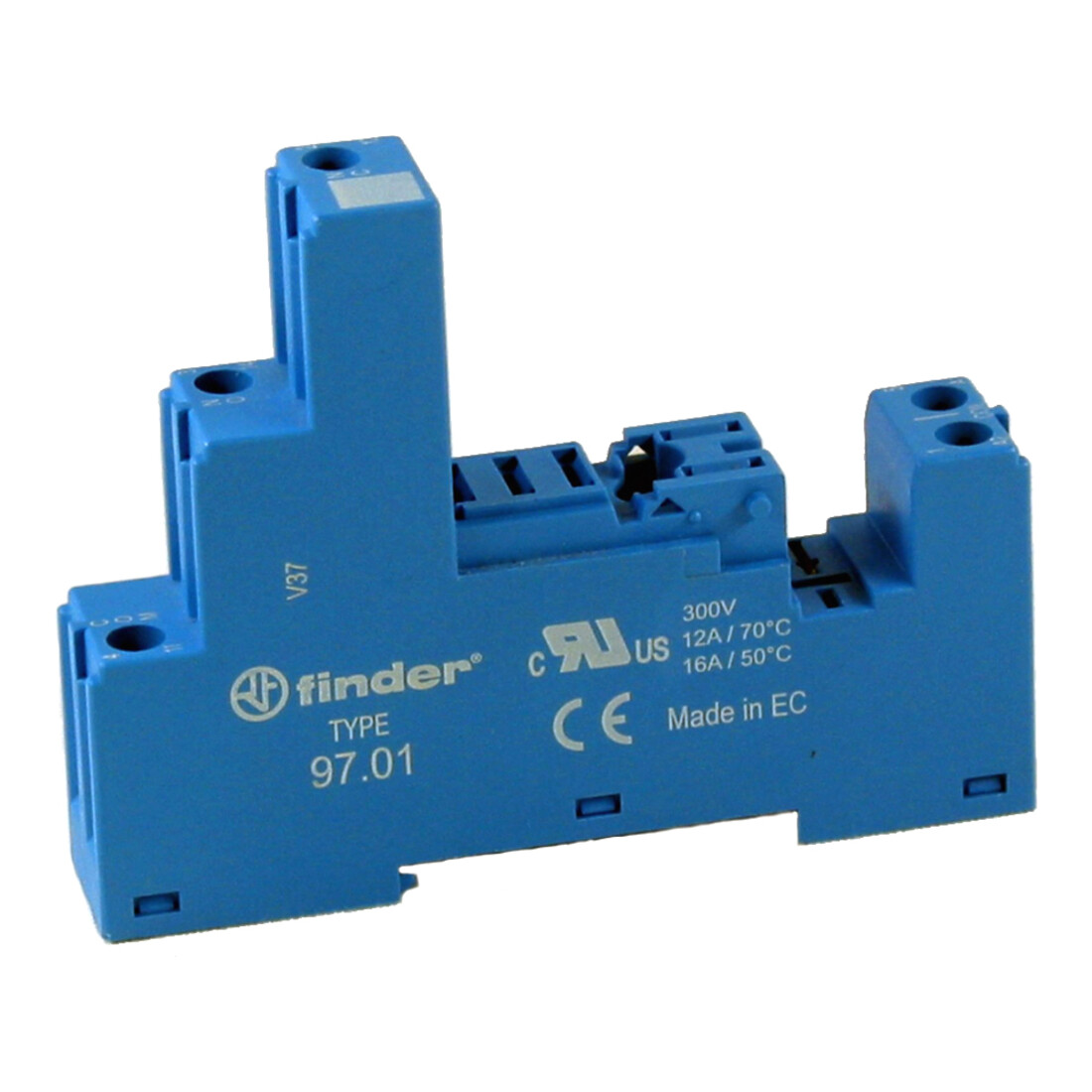 Finder Schraubfassung blau 97.01