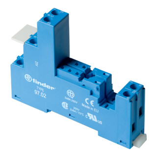 Finder Schraubfassung blau 97.02