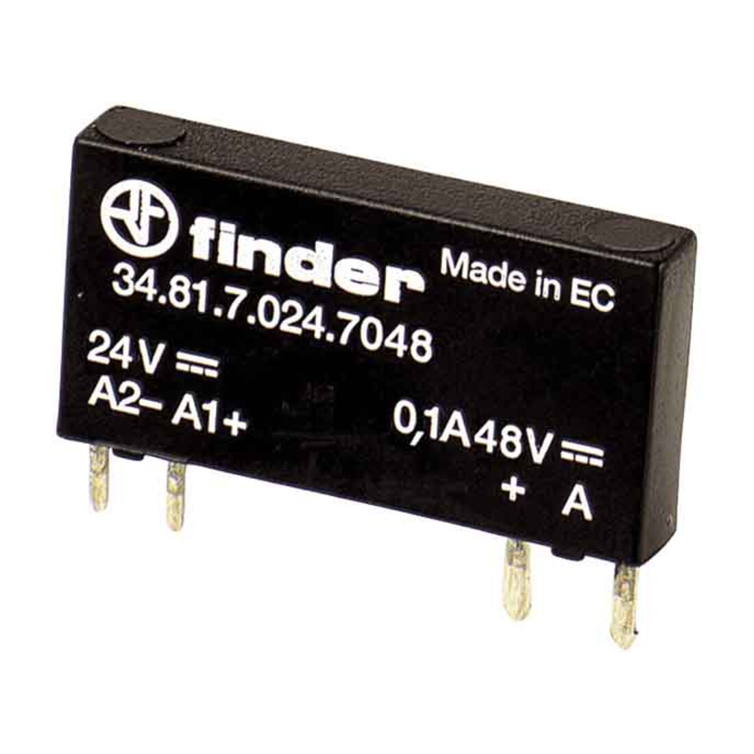 Finder SSR-Relais 24VDC 16..30V 7mA 34.81.7.024.9024