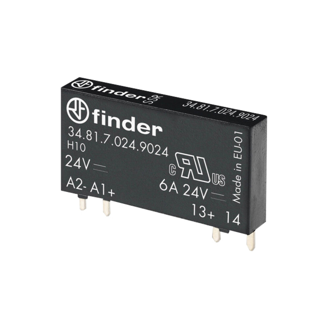 Finder SSR-Relais 24VDC 16..30V 7mA 34.81.7.024.9024
