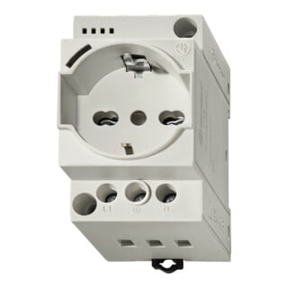 Finder Steckdose 7U.00.8.230.0010 grau mit LED