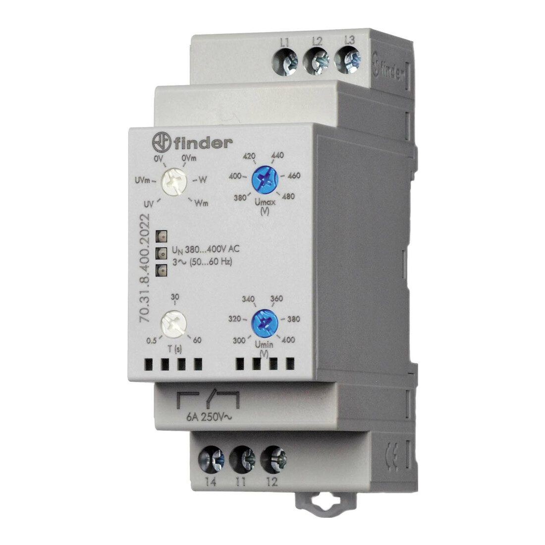 Finder Surveillance 3 phases 380-415 V AC 70.31.8.400.2022
