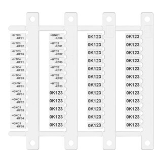 FINDER Tapis pour plaques signalétiques 093.48 avec 48 plaques