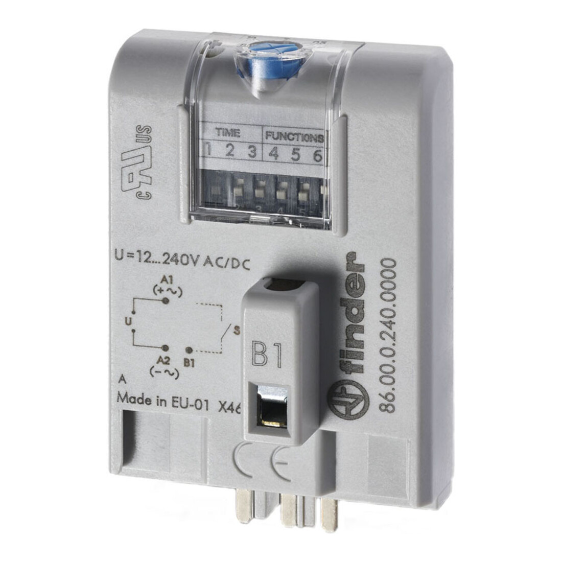 Finder Zeitrelais 12...240VAC/DC 86.00.0.240.0000