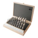 FISCH Forets hélicoïdaux bois Stz.HSS Profi 11 pcs 4-16 mm R-1