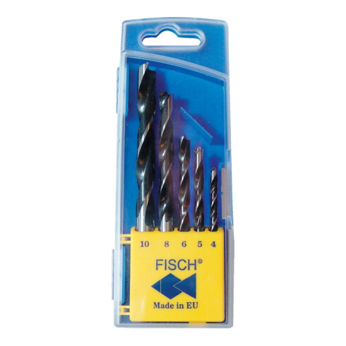 FISCH Forets hélicoïdaux bois Stz.WS Standard 5 pcs 4-10 mm R