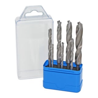Fisch Holzspiralbohrer Bit-Satz lang 7tlg. 3-12mm mit Senker