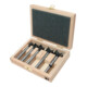 FISCH Jeu de forets à façonner en carbure en coffret bois 5-1