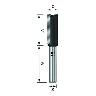 Fisch Nutfräser HM 12x38mm