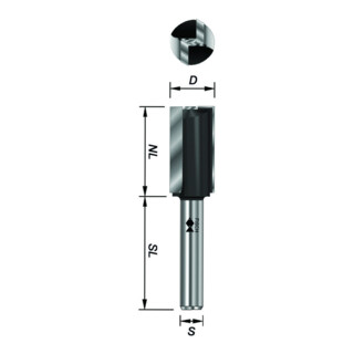 Fisch Nutfräser HM 16x30mm