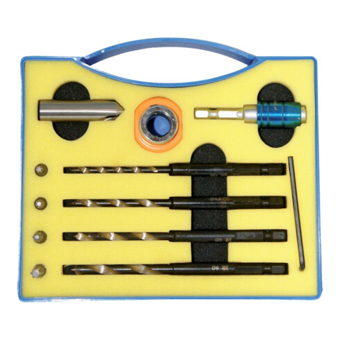 FISCH Set de lames de terrasse HSS 4-6x110mm D3126E6,3