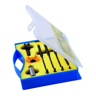 Fisch Terrassendielenbohrer-Set HSS 4-6x110mm mit Zapfenset
