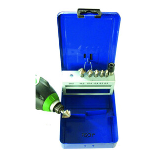 Fisch Versenker-Set 3-teilig Zylinderschaft 30mm 90°