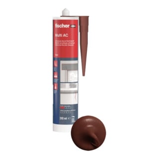 fischer Acryldichtstoff DA 310ml braun