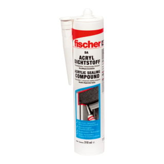 fischer Acryldichtstoff DA 310ml grau