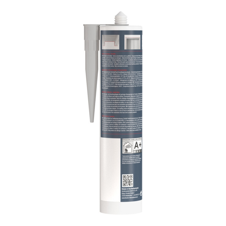 fischer Acryldichtstoff DA 310ml grau