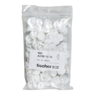 fischer Afdekkap ADMW wit
