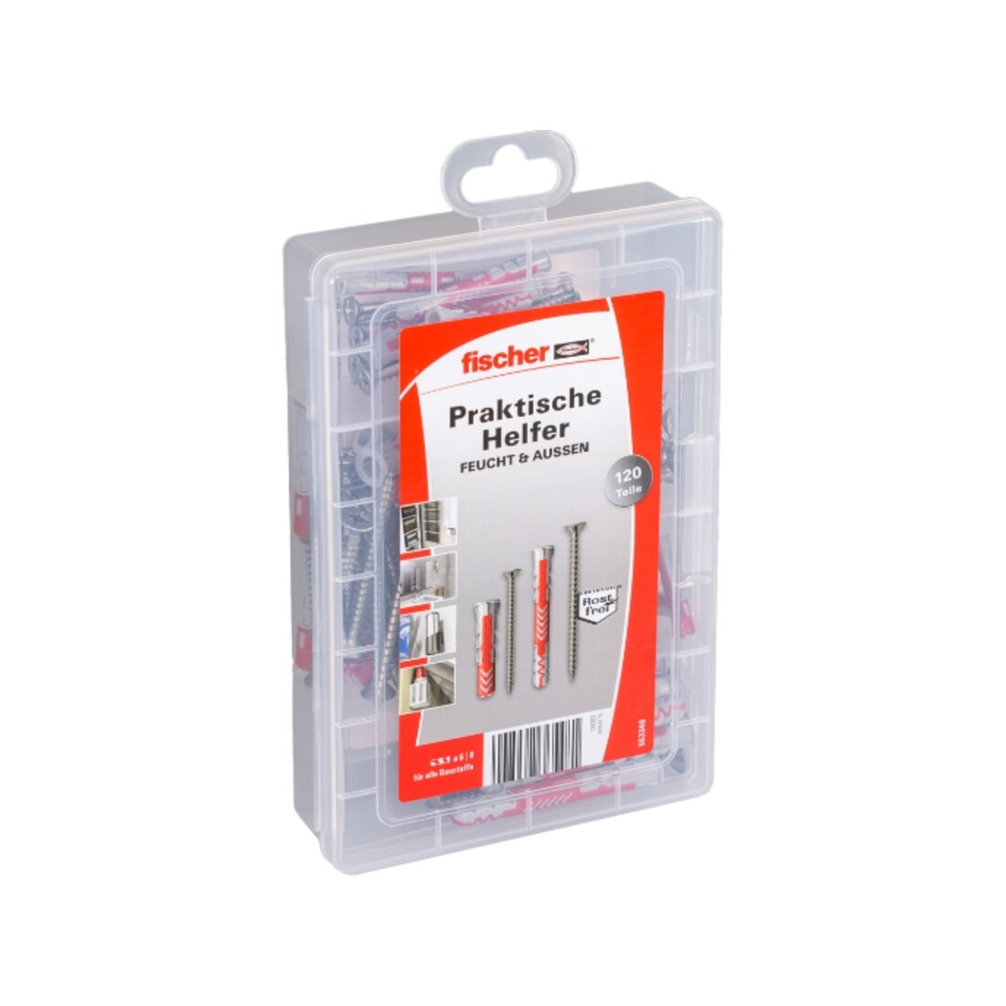 fischer Aides pratiques en acier inoxydable (120)