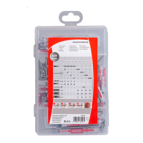 fischer Aides pratiques en acier inoxydable (120)