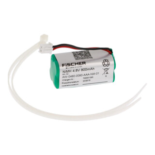 fischer Akkuwürfel 4,8V/0.8Ah AW-0480-0080AAA-NM01