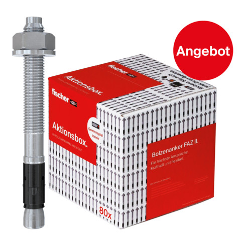 fischer Aktionsbox Bolzenanker FAZ II 12/10