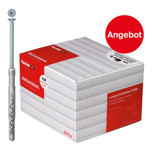 fischer Aktionsbox Langschaftdübel SXRL 10 x 140 T