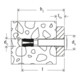 fischer Ancrage de clou FNA II 6x30/15-2
