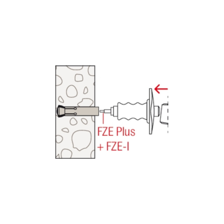 fischer Ancrage ZYKON version taraudée FZA 12 x 40 M6 I