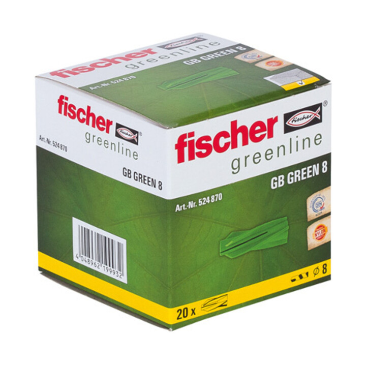 fischer ancre à gaz en béton GB VERT 8