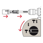 fischer Appareil de pose de goujons d'ancrage FA-ST II M10-4