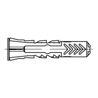 fischer ART 88690 Dübel Nylon DUOPOWER 10 x 80 S