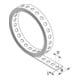fischer Bande perforée acier, galvanisée LBV 12/10m
