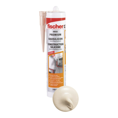 fischer Bausilicon DBSA 310ml beige