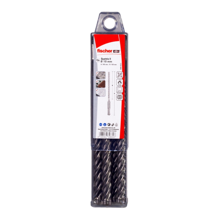 fischer Bohrer SDS Plus Quattric II 10/100/165 X