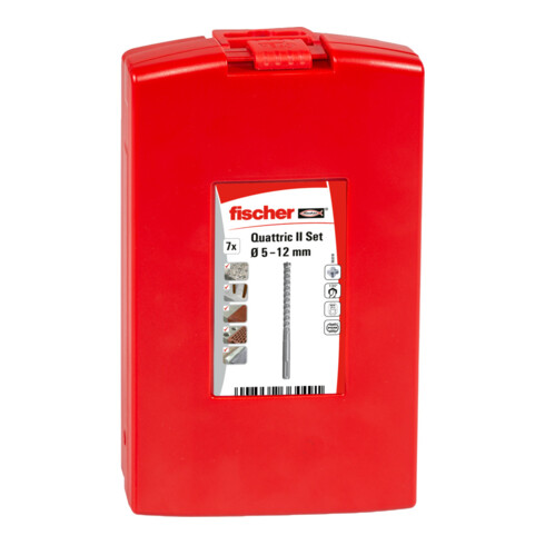fischer Bohrer SDS Plus Quattric II Set 5-12 (7)