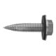 fischer Bohrschraube 6,0 x 25 mm EPDM A2 nicht rostender Stahl A2
