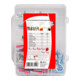 fischer Boîte de déménagement DuoPower 6 et 8 mm 64 pièces