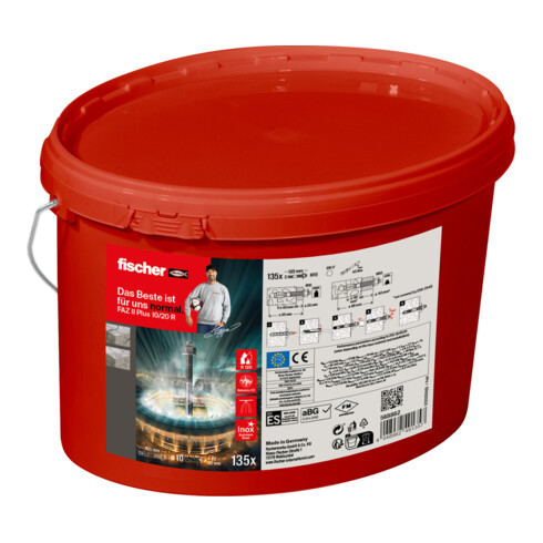 fischer Bolzenanker FAZ II Plus 10/20 R Eimer