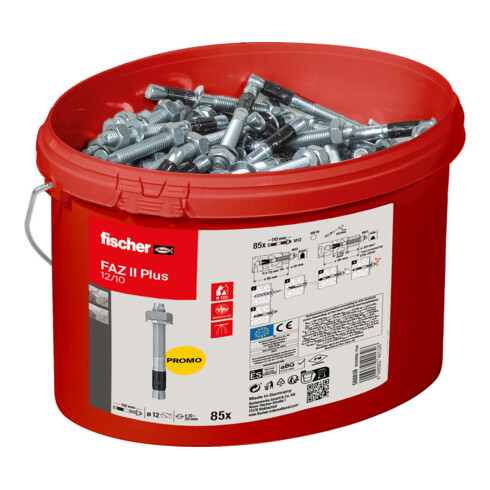 fischer Bolzenanker FAZ II Plus 12/10 im Eimer